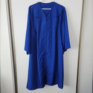 Herf Jones Blue Graduation Gown and Cap with 2023 Tassel